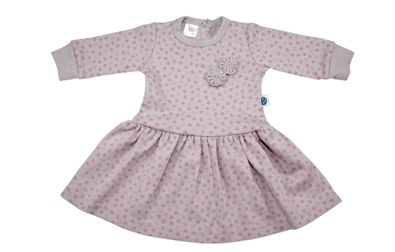 Vestido casual Sweet Doggy rosa s/gris