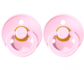 2 chupetes BIBS baby pink libres de BPA, PVC y ftalatos | Chupetes BIBS