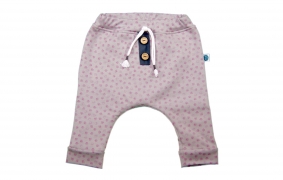 Pantalón felpa Sweet Doggy rosa | Pantalones para bebé recién nacido