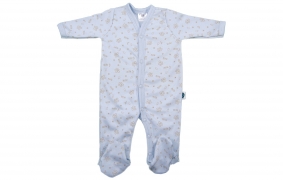 Pijama azul Milk manga larga | Pijamas algodón pima bebé