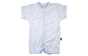 Pelele de verano azul Milk | Pijamas para bebé de verano