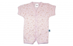 Pelele de verano rosa Milk | Pijamas para bebé de verano