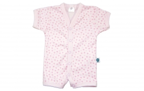 Pelele de verano rosa Sweet Doggy | Pijamas para bebé de verano