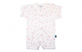 Pijama de verano topos rosa | Pijamas para bebé de verano