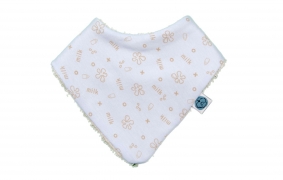 Secababitas bebé azul Milk | Secababitas triángulo bebé algodón pima