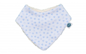 Seca babitas azul Sweet Doggy | Secababitas triángulo bebé algodón pima
