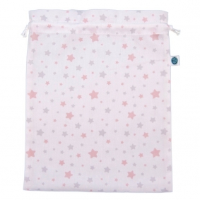 Bolsa para mudas Estrellas rosa | Bolsas para mudas de bebé