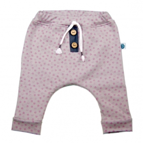 Pantalón felpa Sweet Doggy rosa | Pantalones para bebé recién nacido