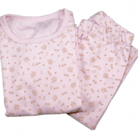 Pijama 2 piezas Milk rosa | Pijamas para bebé 2 piezas