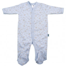 Pijama azul Milk | Pijamas para bebé en algodón pima