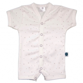 Pelele de verano Sky Stars gris | Pijamas para bebé de verano