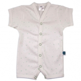 Pelele de verano Sky Stars mint | Pijamas para bebé de verano