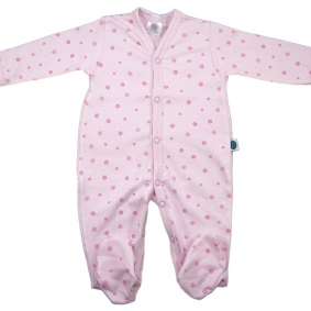 Pijama rosa Sweet Flowers | Pijamas para bebé en algodón pima