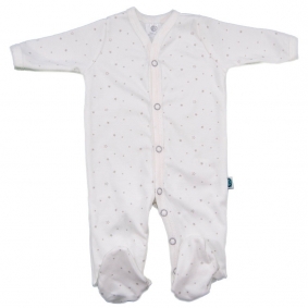 Pijama Sky Stars gris | Pijamas para bebé en algodón pima