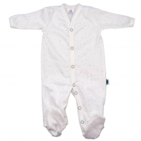Pijama Sky Stars mint | Pijamas para bebé en algodón pima